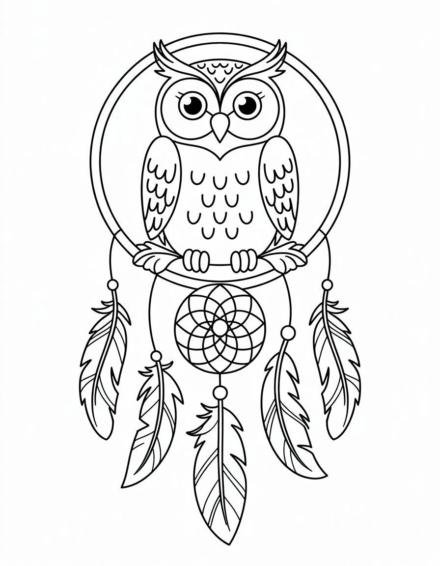 Owl Guardian Dreamcatcher